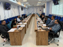 جلسه بازنگری چارت سازمانی اعضای هیأت علمی و کارکنان مجتمع دانشگاهی پیامبر اعظم(ص)