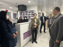 بازدید رئیس دانشگاه علوم پزشکی اراک از بیمارستان سینا رضایی آشتیانی