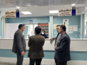 بازدید رئیس دانشگاه علوم پزشکی اراک از بیمارستان سینا رضایی آشتیانی