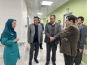 بازدید رئیس دانشگاه علوم پزشکی اراک از بیمارستان سینا رضایی آشتیانی