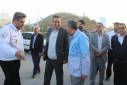 بازدید رییس دانشگاه علوم پزشکی و مدیرکل مدیریت بحران استانداری از مرکز فوریتهای پزشکی استان مرکزی