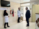 بازدید رییس دانشگاه علوم پزشکی اراک از بیمارستان مهر خنداب
