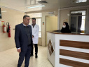 بازدید رییس دانشگاه علوم پزشکی اراک از بیمارستان مهر خنداب