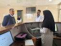 بازدید رییس دانشگاه علوم پزشکی اراک از بیمارستان مهر خنداب