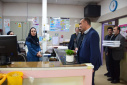 بازدید نوروزی رئیس دانشگاه علوم پزشکی اراک از بیمارستان امیرکبیر