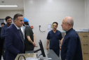 بازدید رئیس دانشگاه علوم پزشکی اراک از بخش اورژانس و اتاق عمل بیمارستان حضرت ولیعصر (عج)