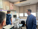 بازدید جانشین رییس دانشگاه علوم پزشکی اراک در ستاد نوروزی از بیمارستان سینا اراک