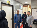 بازدید جانشین رییس دانشگاه علوم پزشکی اراک در ستاد نوروزی از بیمارستان سینا اراک
