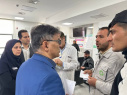 بازدید جانشین رییس دانشگاه علوم پزشکی اراک در ستاد نوروزی از بیمارستان های امیرالمومنین(ع) و سینا رضایی آشتیانی