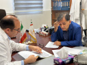 بازدید جانشین رییس دانشگاه علوم پزشکی اراک در ستاد نوروزی از بیمارستان های امیرالمومنین(ع) و سینا رضایی آشتیانی
