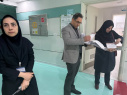 بازدید دکتر بهزاد خوانساری نژاد و دکتر عاطفه صالح فرد از بیمارستان امام خمینی(ره) اراک