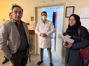 بازدید مسئولان دانشگاه علوم پزشکی اراک از بیمارستان مهر خنداب در ایام نوروز
