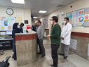 بازدید مسئولان دانشگاه علوم پزشکی اراک از بیمارستان مهر خنداب در ایام نوروز
