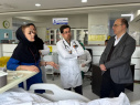 بازدید جانشین رییس دانشگاه علوم پزشکی اراک در ستاد نوروزی از بیمارستان امیرالمؤمنین(ع)