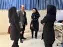 بازدید جانشین رییس دانشگاه علوم پزشکی اراک در ستاد نوروزی از بیمارستان امیرکبیر