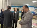 بازدید جانشین رئیس دانشگاه علوم پزشکی اراک در ستاد نوروزی از بیمارستان حضرت ولیعصر (عج)
