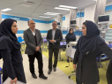 بازدید جانشین رئیس دانشگاه علوم پزشکی اراک در ستاد نوروزی از بیمارستان حضرت ولیعصر (عج)