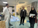 بازدید جانشین رئیس دانشگاه علوم پزشکی اراک در ستاد نوروزی از بیمارستان تامین اجتماعی شازند