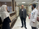بازدید جانشین رئیس دانشگاه علوم پزشکی اراک در ستاد نوروزی از بیمارستان تامین اجتماعی شازند
