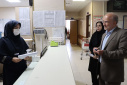 بازدید مسئول ستاد نوروزی دانشگاه علوم پزشکی اراک از بیمارستان آیتالله خوانساری در روز طبیعت