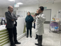 ارزیابی خدمات درمانی در روز طبیعت؛ بازدید دکتر کمالی از بیمارستان سینا رضایی آشتیانی