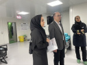ارزیابی خدمات درمانی در روز طبیعت؛ بازدید دکتر کمالی از بیمارستان سینا رضایی آشتیانی