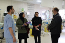 بازدید جانشین رئیس دانشگاه علوم پزشکی اراک از بیمارستان خصوصی سینا در ایام نوروز
