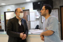 بازدید جانشین رئیس دانشگاه علوم پزشکی اراک از بیمارستان خصوصی سینا در ایام نوروز