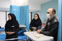 پایش رضایتمندی و ارزیابی خدمات درمانی در نوروز با حضور جانشین رئیس دانشگاه در بیمارستان سینا رضایی آشتیانی
