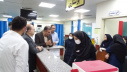 نظارت بر ارائه خدمات درمانی در بیمارستان مهر خنداب با حضور رئیس دانشگاه علوم پزشکی اراک
