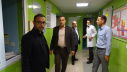 نظارت بر ارائه خدمات درمانی در بیمارستان مهر خنداب با حضور رئیس دانشگاه علوم پزشکی اراک