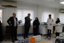 بازدید رییس دانشگاه علوم پزشکی اراک از بخش‌های مختلف پایگاه انتقال خون و نشست با مدیرکل انتقال خون استان مرکزی