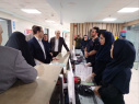 بازدید مشاور معاون توسعه و مدیرکل بودجه وزارت بهداشت از بخشهای مختلف بیمارستان حضرت ولیعصر(عج) اراک