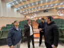 بازدید رئیس دانشگاه علوم پزشکی اراک از روند بازسازی سلف غذاخوری و سالن اجتماعات شهدای دانشجو