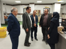 بازدید دکتر جواد نظری رییس دانشگاه علوم پزشکی اراک از مرکز آموزشی درمانی حضرت ولیعصر(عج) در شب چهارشنبه آخر سال