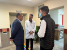بازدید رییس دانشگاه علوم پزشکی اراک از بیمارستان مهر خنداب