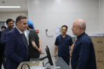 بازدید رئیس دانشگاه علوم پزشکی اراک از بخش اورژانس و اتاق عمل بیمارستان حضرت ولیعصر (عج)