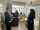 بازدید جانشین رئیس دانشگاه علوم پزشکی اراک از مرکز آموزشی درمانی امیرکبیر