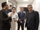 بازدید رئیس دانشگاه علوم پزشکی اراک از بخشهای مختلف مجتمع بیمارستانی امیرالمؤمنین(ع)