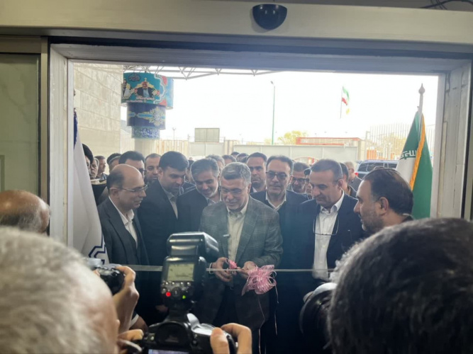 آئین بهره‌برداری از بیمارستان حضرت ولیعصر (عج) با حضور وزیر بهداشت