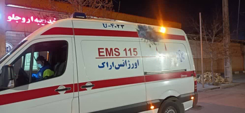 اظهار تاسف رئیس اورژانس پیش بیمارستانی استان مرکزی از آسیب وارده به ۲ آمبولانس اورژانس اراک