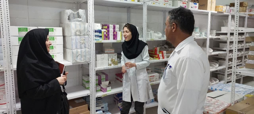 بازدید مسئول ستاد نوروزی دانشگاه علوم پزشکی اراک از بیمارستان امام خمینی(ره)