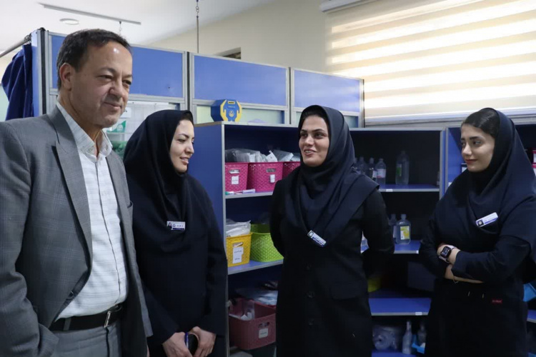 ارزیابی خدمات درمانی بیمارستان امیرالمؤمنین (ع) اراک در بازدید جانشین رئیس دانشگاه علوم پزشکی اراک