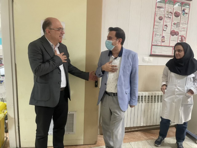 بررسی روند خدمترسانی بیمارستان امیرکبیر در روز طبیعت