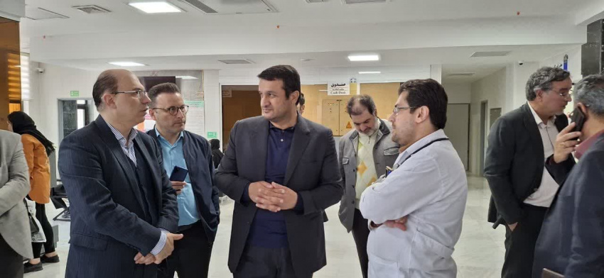 بازدید دکتر ظفری از بیمارستان فوق تخصصی زنان و زایمان سینا رضایی آشتیانی