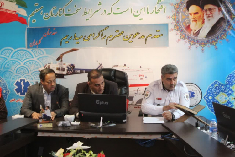 تشکیل جلسه ستاد فرماندهی پاسخ به حوادث در دانشگاه علوم پزشکی استان مرکزی