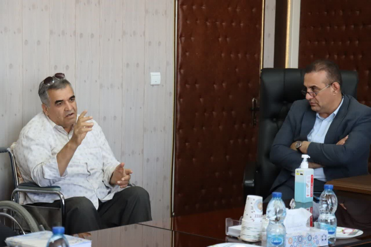 رئیس دانشگاه علوم پزشکی اراک با خیر نیکاندیش سلامت دیدار کرد